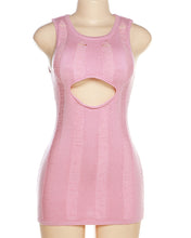 Load image into Gallery viewer, Pink Sleeveless Short Dress
