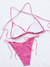 Load image into Gallery viewer, Pink Burn Out Bikini Set
