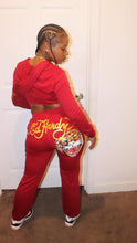 Load image into Gallery viewer, Red Ed Hardy Sweatsuit
