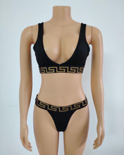 Load image into Gallery viewer, Black Two Piece Bikini
